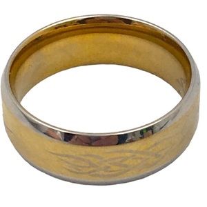 Spikes Stainless Steel Gold/Silver Tone Ba…